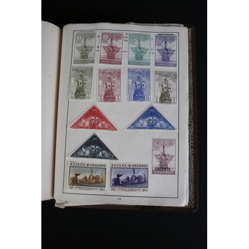 418 - A collection of British, Commonwealth and world stamps contained within albums together with loose e... 