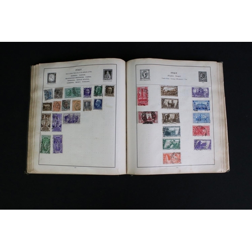 418 - A collection of British, Commonwealth and world stamps contained within albums together with loose e... 