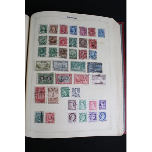 420 - A collection of British, Commonwealth and world stamps contained within albums together with loose e... 