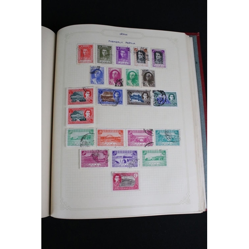 420 - A collection of British, Commonwealth and world stamps contained within albums together with loose e... 