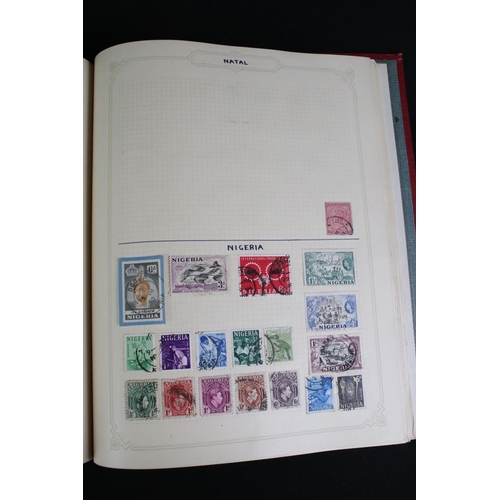 420 - A collection of British, Commonwealth and world stamps contained within albums together with loose e... 