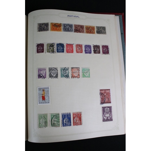 420 - A collection of British, Commonwealth and world stamps contained within albums together with loose e... 