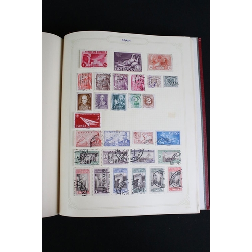 420 - A collection of British, Commonwealth and world stamps contained within albums together with loose e... 