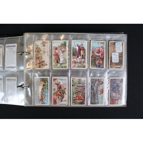 421 - A large collection of mixed cigarette cards, full sets and parts sets to include players, wills ...e... 