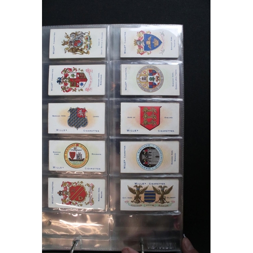 421 - A large collection of mixed cigarette cards, full sets and parts sets to include players, wills ...e... 