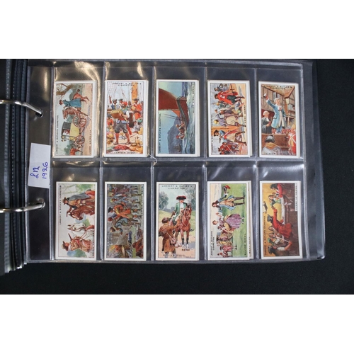 421 - A large collection of mixed cigarette cards, full sets and parts sets to include players, wills ...e... 