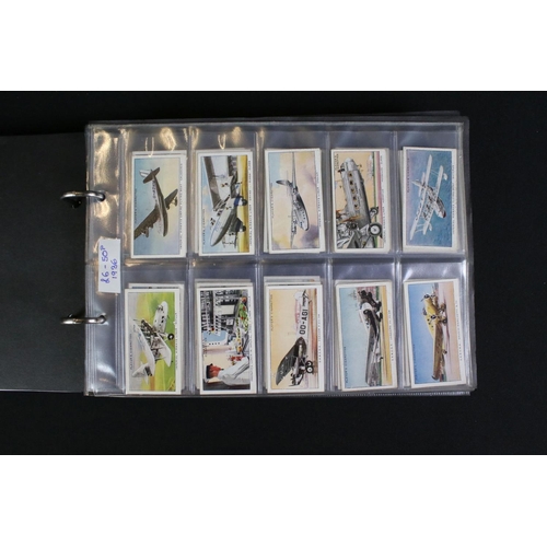 421 - A large collection of mixed cigarette cards, full sets and parts sets to include players, wills ...e... 