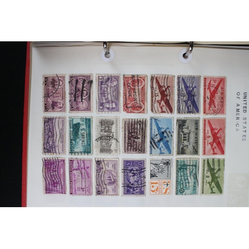 422 - A collection of British, Commonwealth and world stamps contained within over thirteen albums.