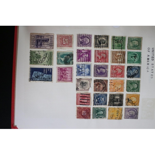 422 - A collection of British, Commonwealth and world stamps contained within over thirteen albums.