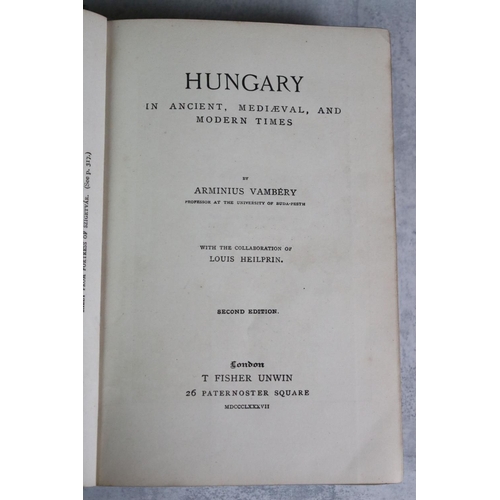 428 - White Star Line - A book about Hungary formally from a White Star Line Steamer library 1914, White S... 