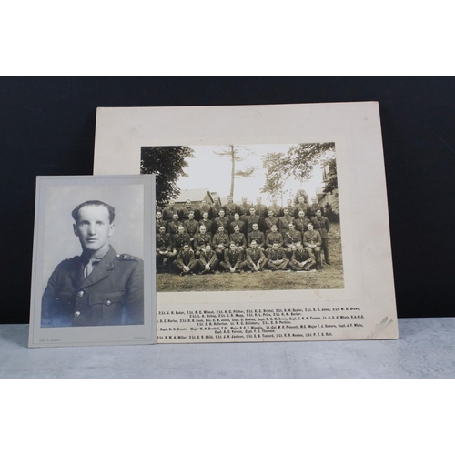 430 - A collection of military photographs and ephemera relating to William Barrie Brown.