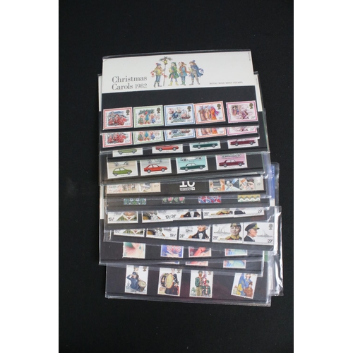 433 - A large collection of Royal Mail presentation packs together with other mint stamps.