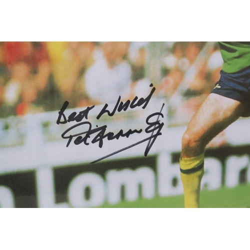 437 - Football Autographs - Arsenal & Ipswich T, a 1978 FA Cup Final programme signed by Bobby Robson, a f... 