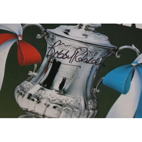 437 - Football Autographs - Arsenal & Ipswich T, a 1978 FA Cup Final programme signed by Bobby Robson, a f... 