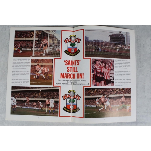 441 - Football Autographs - Manchester Utd & Southampton, a 1976 FA Cup Final programme, ticket, photos si... 