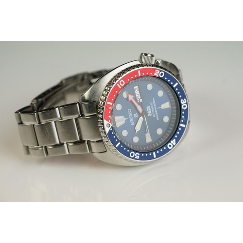 250 - A Seiko PADI 'Turtle' special edition 4R36-05H0 SR1A21K1, complete with original bracelet strap, spa... 