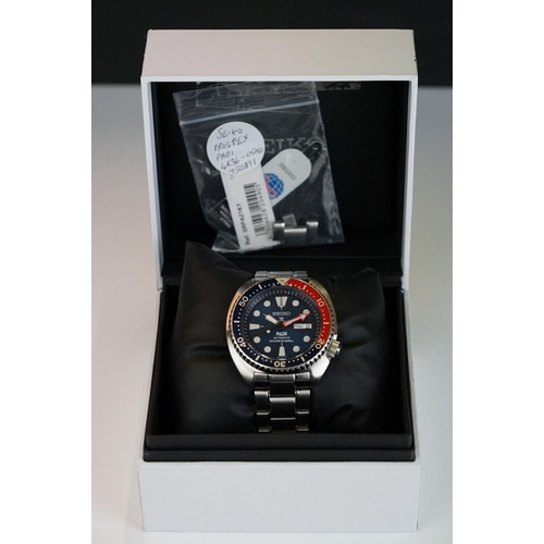 250 - A Seiko PADI 'Turtle' special edition 4R36-05H0 SR1A21K1, complete with original bracelet strap, spa... 