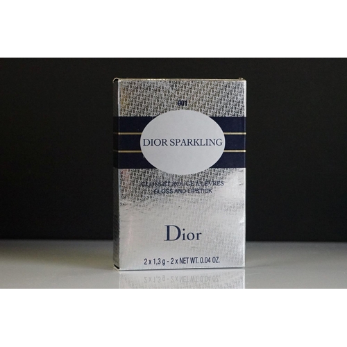 301 - A large collection of Dior perfume and make up to include J'adore perfume, Dior Goumette, Dior Celeb... 