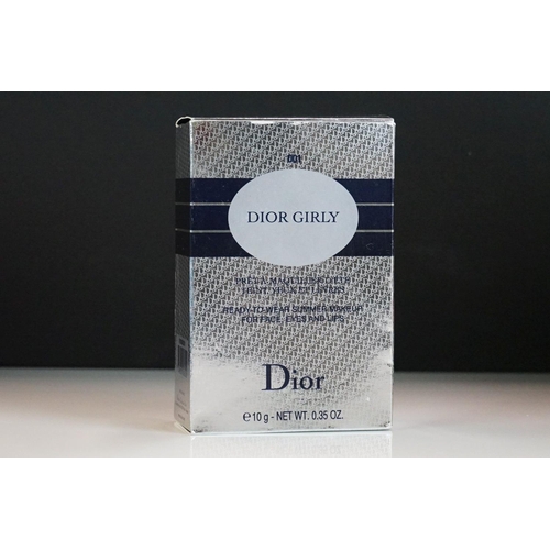 301 - A large collection of Dior perfume and make up to include J'adore perfume, Dior Goumette, Dior Celeb... 