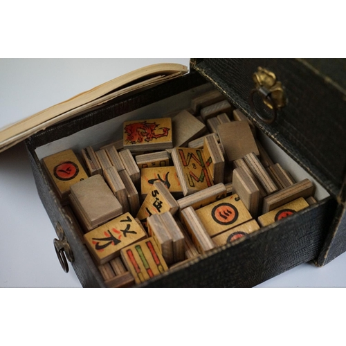 286 - A box of mixed collectables to include wooden chess set, vintage darts and engineers tools ...etc..