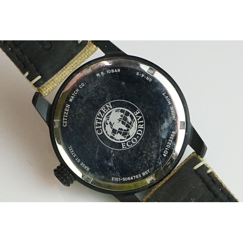 282 - A collection of gents and ladies wristwatches to include Citizen and Swatch examples.