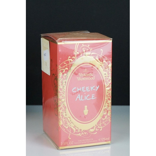 309 - Vivienne Westwood Cheeky Alice eau de toilette together with Let It Rock moisturising lotion and Viv... 