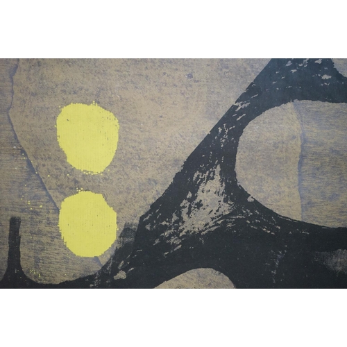 476 - Mid century Signed Limited Edition Abstract Etching titled ' Recaptured ' signed C. Gorelon ?? 1970,... 