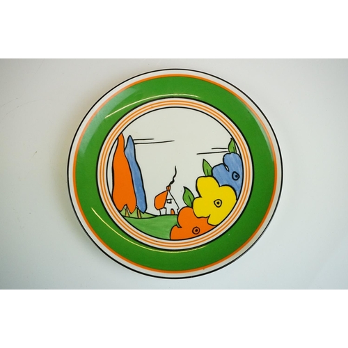 59 - Set of Eight Wedgwood ' The Bizarre World of Clarice Cliff ' ltd edn plates to include Orange Roof C... 