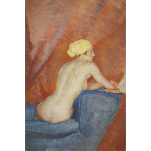 502 - Sir William Russell Flint RA PPRWA RSW (1880-1969) Gouache titled to verso ' Three Models ' circa 19... 