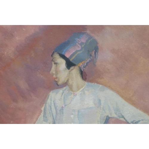 502 - Sir William Russell Flint RA PPRWA RSW (1880-1969) Gouache titled to verso ' Three Models ' circa 19... 