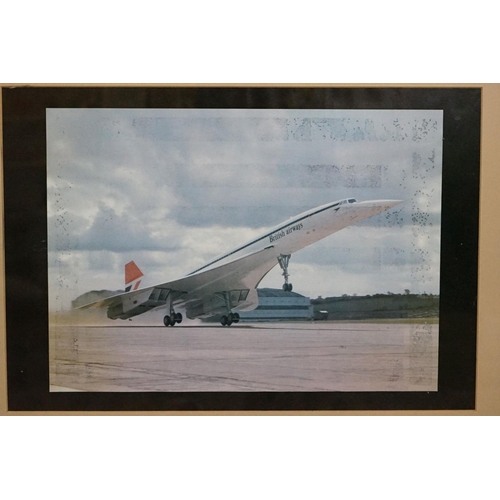 509 - Concorde - Montage titled ' Concorde, a supersonic era ' commissioned for the Royal Mint including C... 