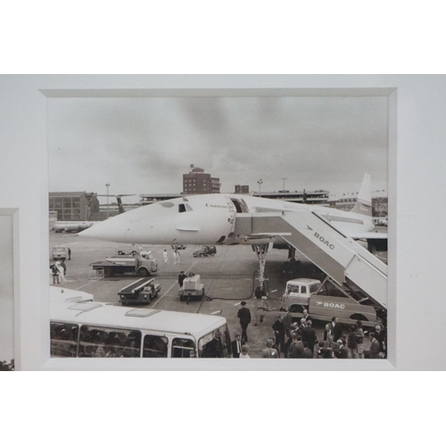 509 - Concorde - Montage titled ' Concorde, a supersonic era ' commissioned for the Royal Mint including C... 