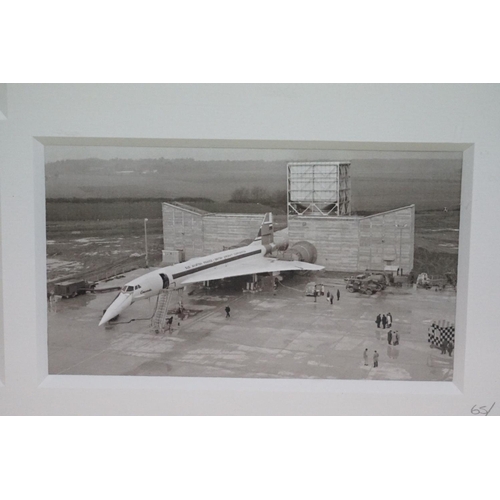 509 - Concorde - Montage titled ' Concorde, a supersonic era ' commissioned for the Royal Mint including C... 