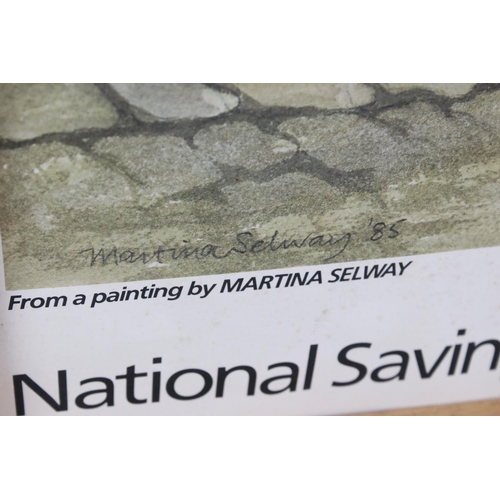 162 - National Savings poster from a painting by Martina Selway, depicting The Post Office at St Monans, F... 