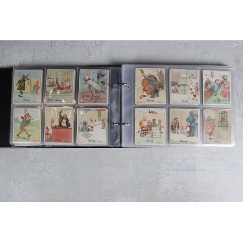 442 - An album of J Six & Sons Henry cigarette cards, series 1 - 5, 270 cards total.