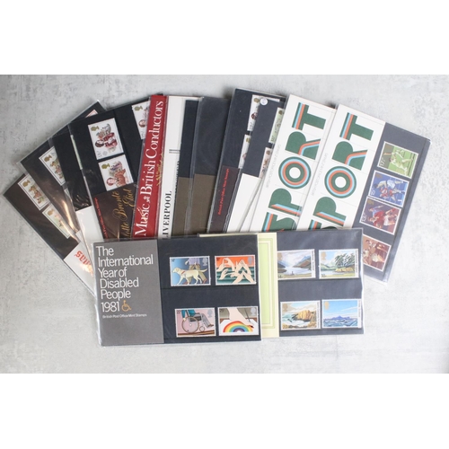 443 - A collection of British first day covers and stamp presentation packs to include miniature sheets.