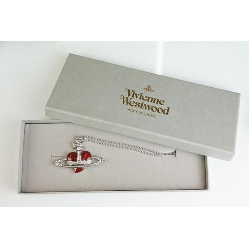 335 - A collection of Vivienne Westwood Jewellery to include Brooches and Necklaces contained within origi... 