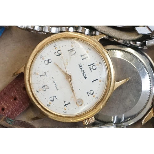 335A - Collection of assorted watches, to include Smiths, Swatch etc