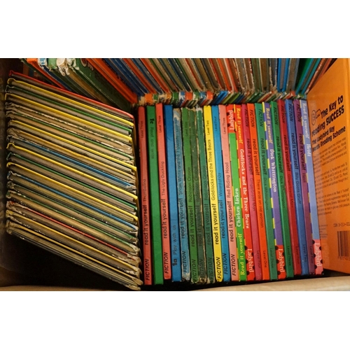 446 - A large collection of children's books to include a large quantity of Ladybird books, Sooty, Enid Bl... 