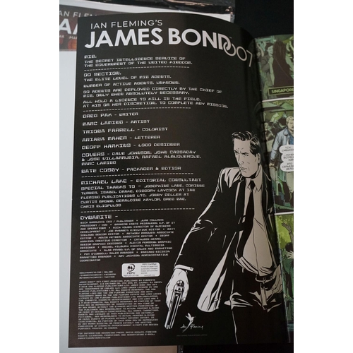 449 - A collection of James Bond comics and graphic novels.