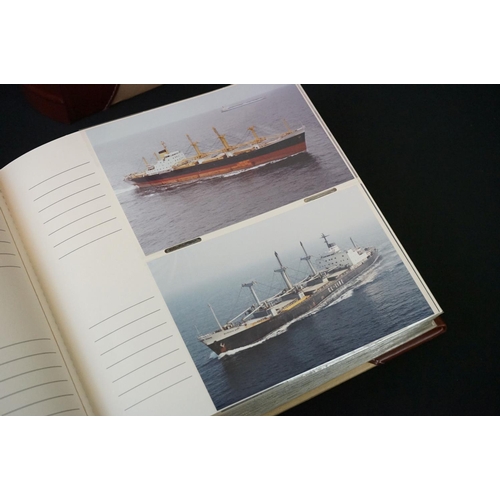 452 - Two Albums of Photographs of Cargo Ship, coloured and black and white, approximately 450 in total