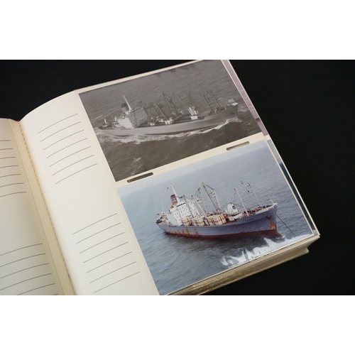 452 - Two Albums of Photographs of Cargo Ship, coloured and black and white, approximately 450 in total