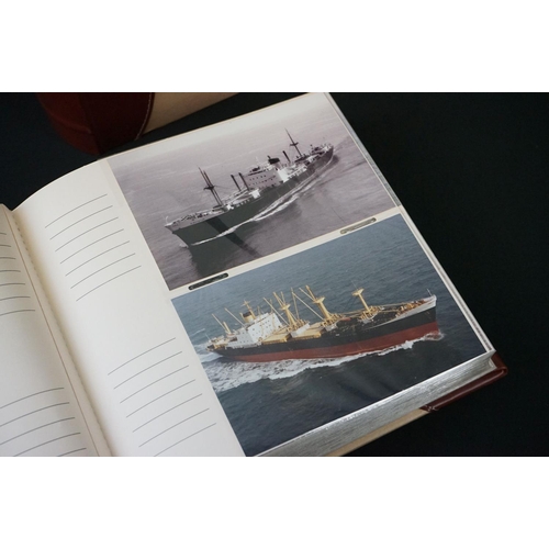 452 - Two Albums of Photographs of Cargo Ship, coloured and black and white, approximately 450 in total