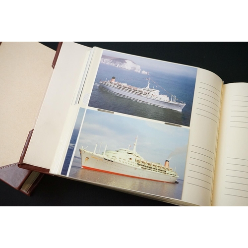 452 - Two Albums of Photographs of Cargo Ship, coloured and black and white, approximately 450 in total