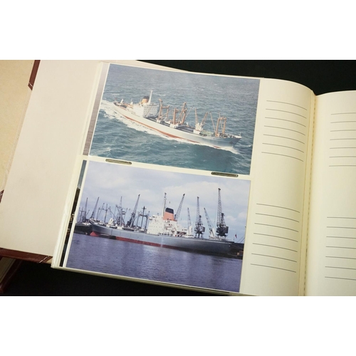 452 - Two Albums of Photographs of Cargo Ship, coloured and black and white, approximately 450 in total