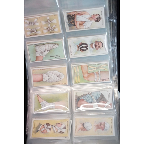 455 - A collection of mixed cigarette and tea cards to include many within original albums.