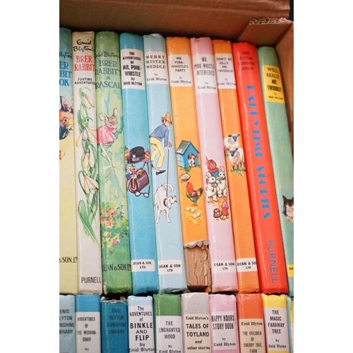 459 - A large collection of Enid Blyton board back books, approx thirty two in total dating from the 1960'... 