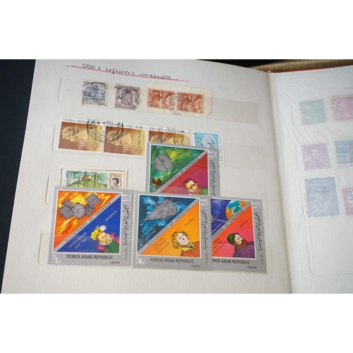 460 - A collection of British and world stamps within albums and loose examples together with stamp catalo... 