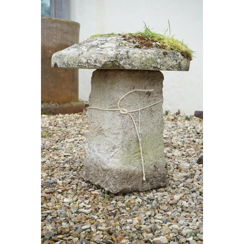 529 - Weathered Stone Staddlestone, 58cm high