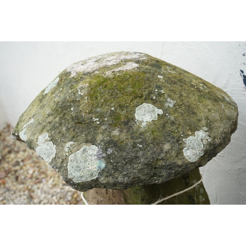 531 - Antique Weathered Stone Staddlestone, 90cm high